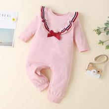 Load image into Gallery viewer, Jojo ribbon bow pink jumpsuit - Milki Rabbit
