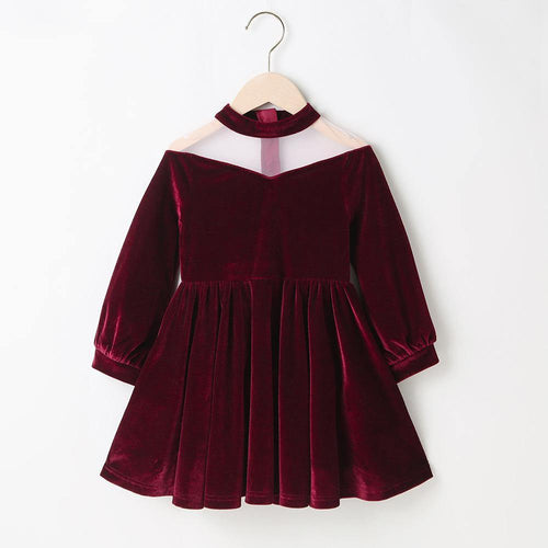 Natalie velvet dress - Milki Rabbit