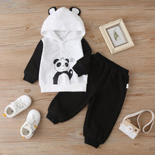 Load image into Gallery viewer, Andrew panda long sleeves clothes set - Milki Rabbit
