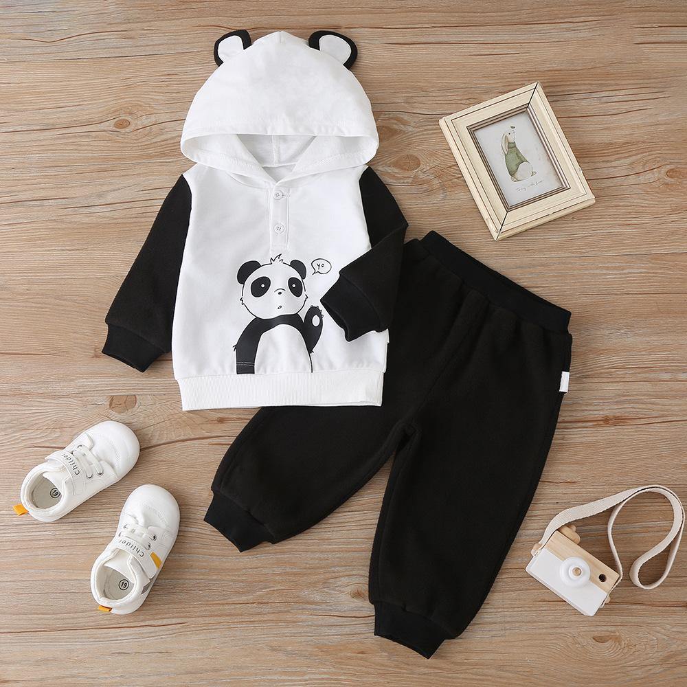 Andrew panda long sleeves clothes set - Milki Rabbit