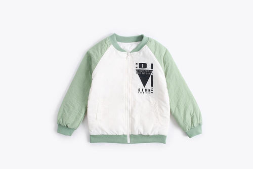 Joe green and white quilting jacket - Milki Rabbit