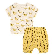 Load image into Gallery viewer, Kaka banana summer set homewear - Milki Rabbit
