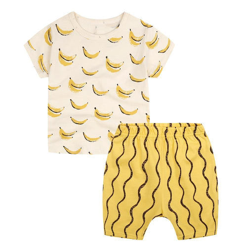 Kaka banana summer set homewear - Milki Rabbit