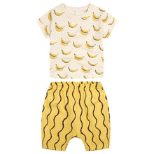 Load image into Gallery viewer, Kaka banana summer set homewear - Milki Rabbit
