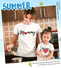 Load image into Gallery viewer, Mommy Sweet Heart family matching T-shirts - Milki Rabbit
