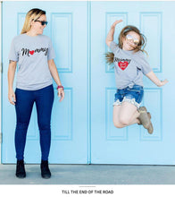 Load image into Gallery viewer, Mommy Sweet Heart family matching T-shirts - Milki Rabbit
