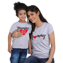 Load image into Gallery viewer, Mommy Sweet Heart family matching T-shirts - Milki Rabbit
