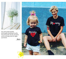 Load image into Gallery viewer, Mommy Sweet Heart family matching T-shirts - Milki Rabbit
