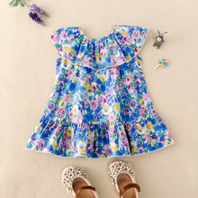 Load image into Gallery viewer, Vicky Baby Girl Dress Cotton Toddler Onepiece Flower Sundress
