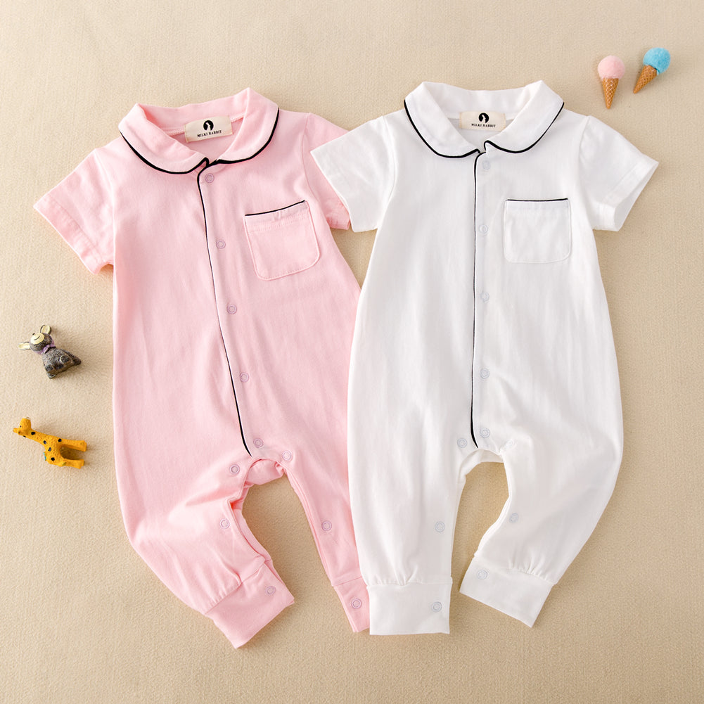 Kris Baby Sleep Rompers Unisex Cotton Sleep Jumpsuit Onesie Outfits